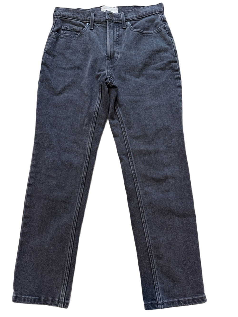 Everlane black straight crop jeans sz 27 crop